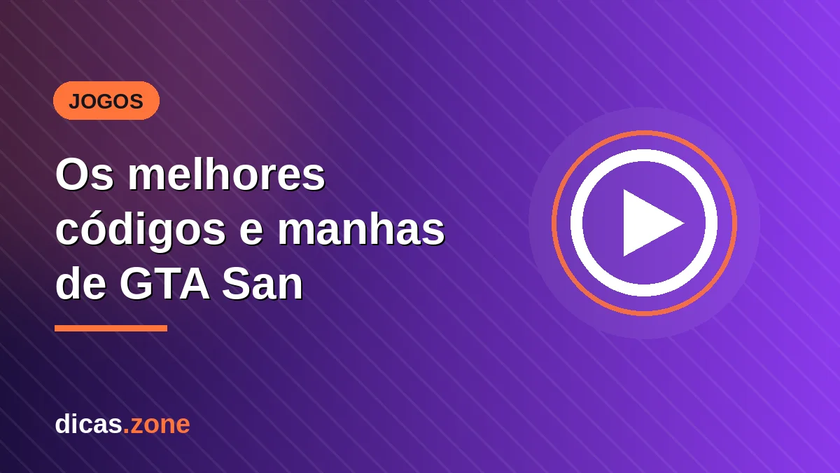 Os melhores códigos e manhas de GTA San Andreas de PS2