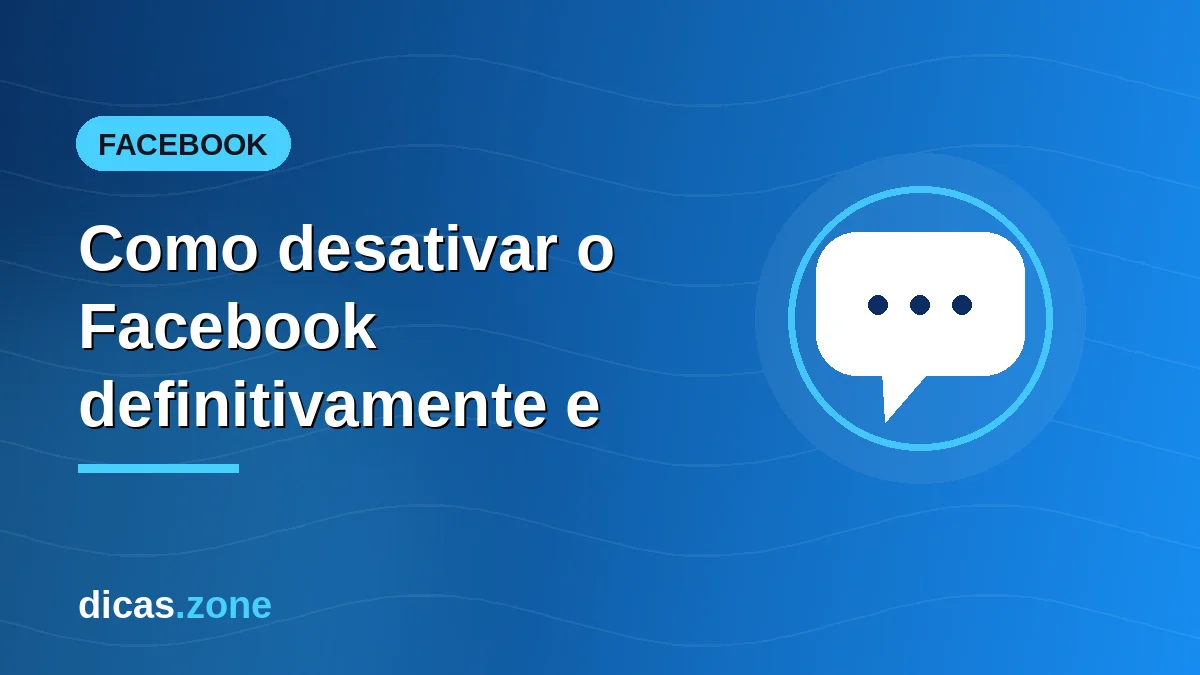 Como excluir o Facebook definitivamente pelo celular e PC (2026)