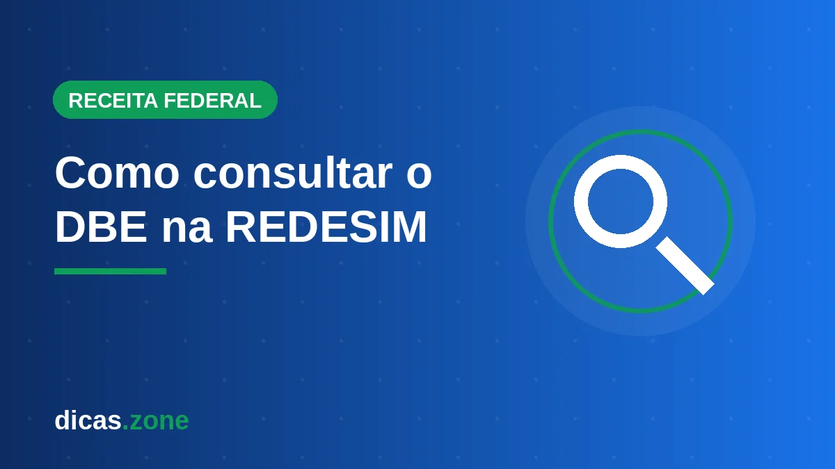 Ilustração do portal REDESIM para consultar o DBE pelo número do protocolo
