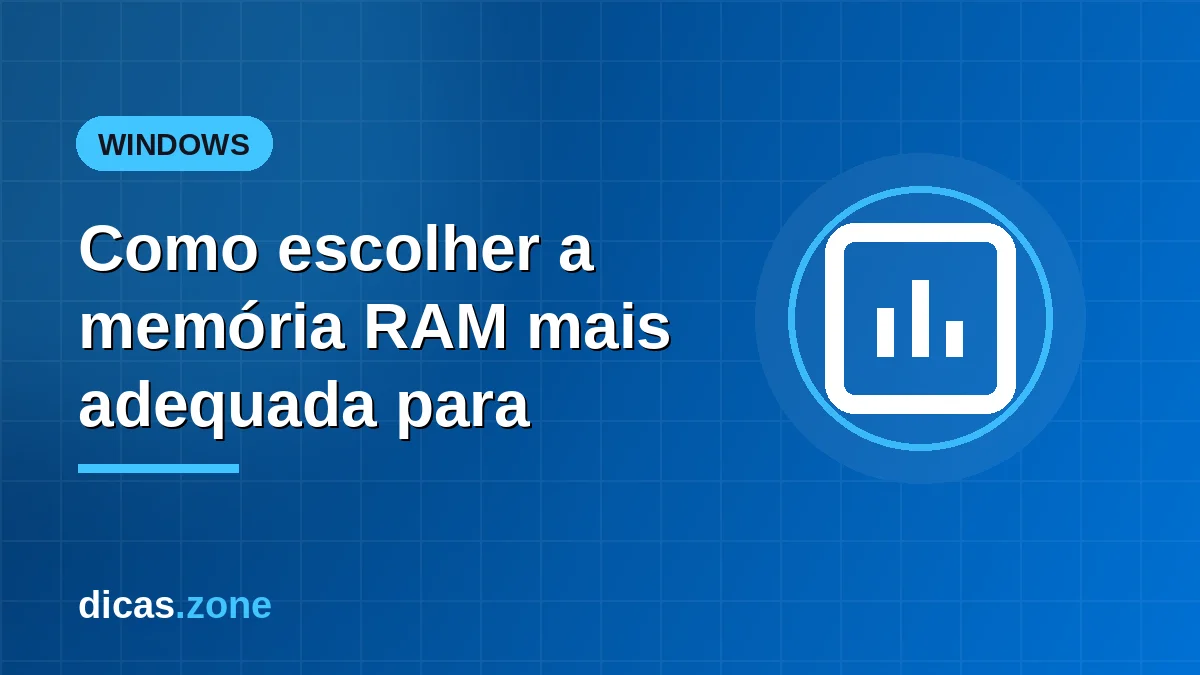 Como escolher a memória RAM mais adequada para o seu computador Desktop ou Notebook?