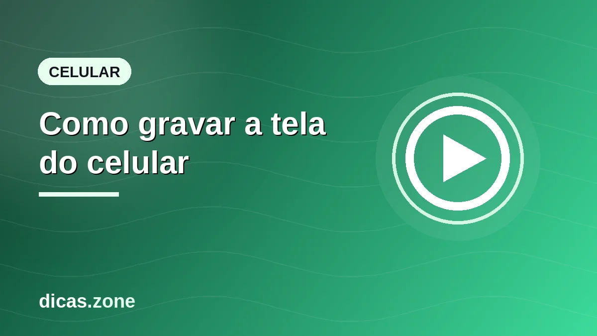 Pessoa aprendendo como gravar a tela do celular no Android e no iPhone