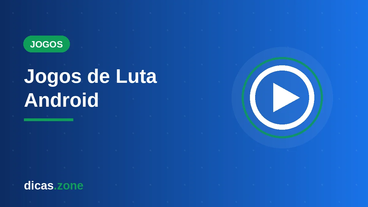 Personagens em pose de combate representando os melhores jogos de luta para Android em 2026