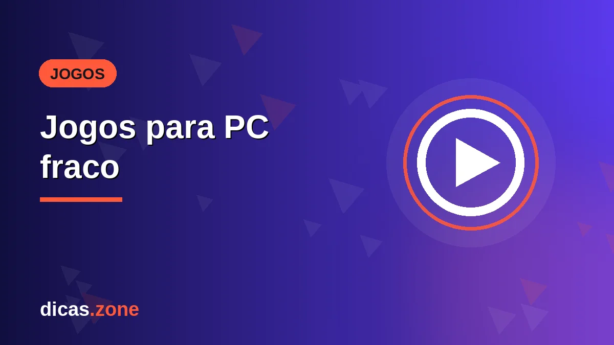 Coletânea de jogos para PC fraco rodando em computador modesto sem placa de vídeo dedicada