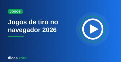 Ilustração de jogos de tiro no navegador grátis para jogar sem baixar em 2026