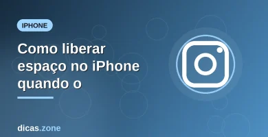 Imagem ilustrativa: Como liberar espaço no iPhone quando o armazenamento — dicas.zone