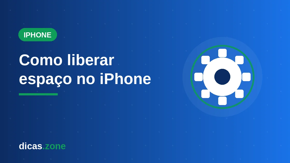 Como liberar espaço no iPhone: tela de Armazenamento do iPhone nos Ajustes