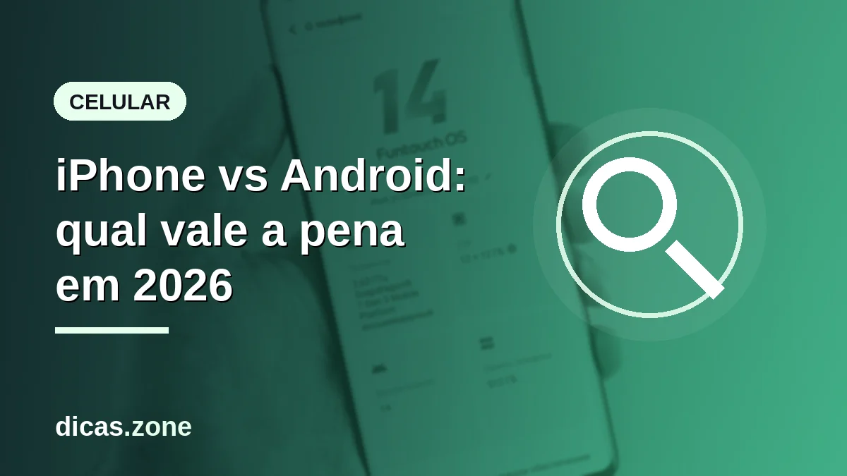 iPhone vs Android: qual é melhor em 2026 e para quem vale a pena